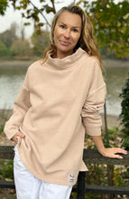 Load image into Gallery viewer, HIGH NECK SWEATSHIRT - Pale Taupe
