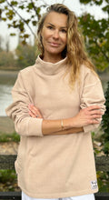 Load image into Gallery viewer, HIGH NECK SWEATSHIRT - Pale Taupe
