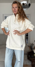 Load image into Gallery viewer, DIANA ZIP NECK - Warm White.
